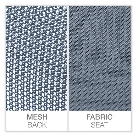 Workspace By Alera Mesh Back Fabric Task Chair, Supports Up to 275 lb, 1732211 Seat Height, Seafoam Blue SeatBack ALEWS42B77